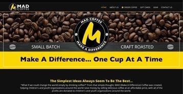 MAD Coffee Homepage Portfolio Image
