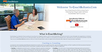 CoachSultants Homepage Portfolio Image